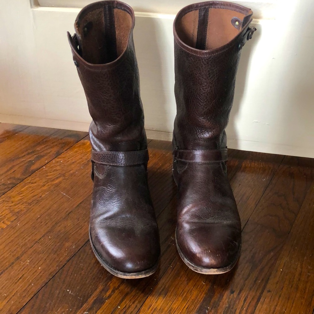 Ariat brown leather boots